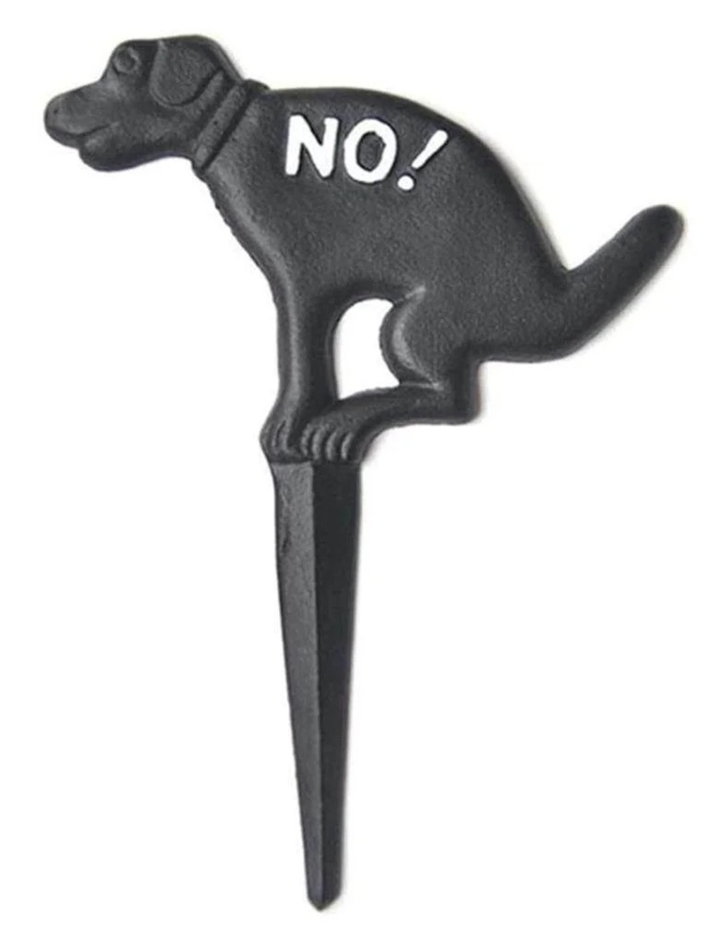 No! Dog Poo Yard Sign Stake – Lawn Decor